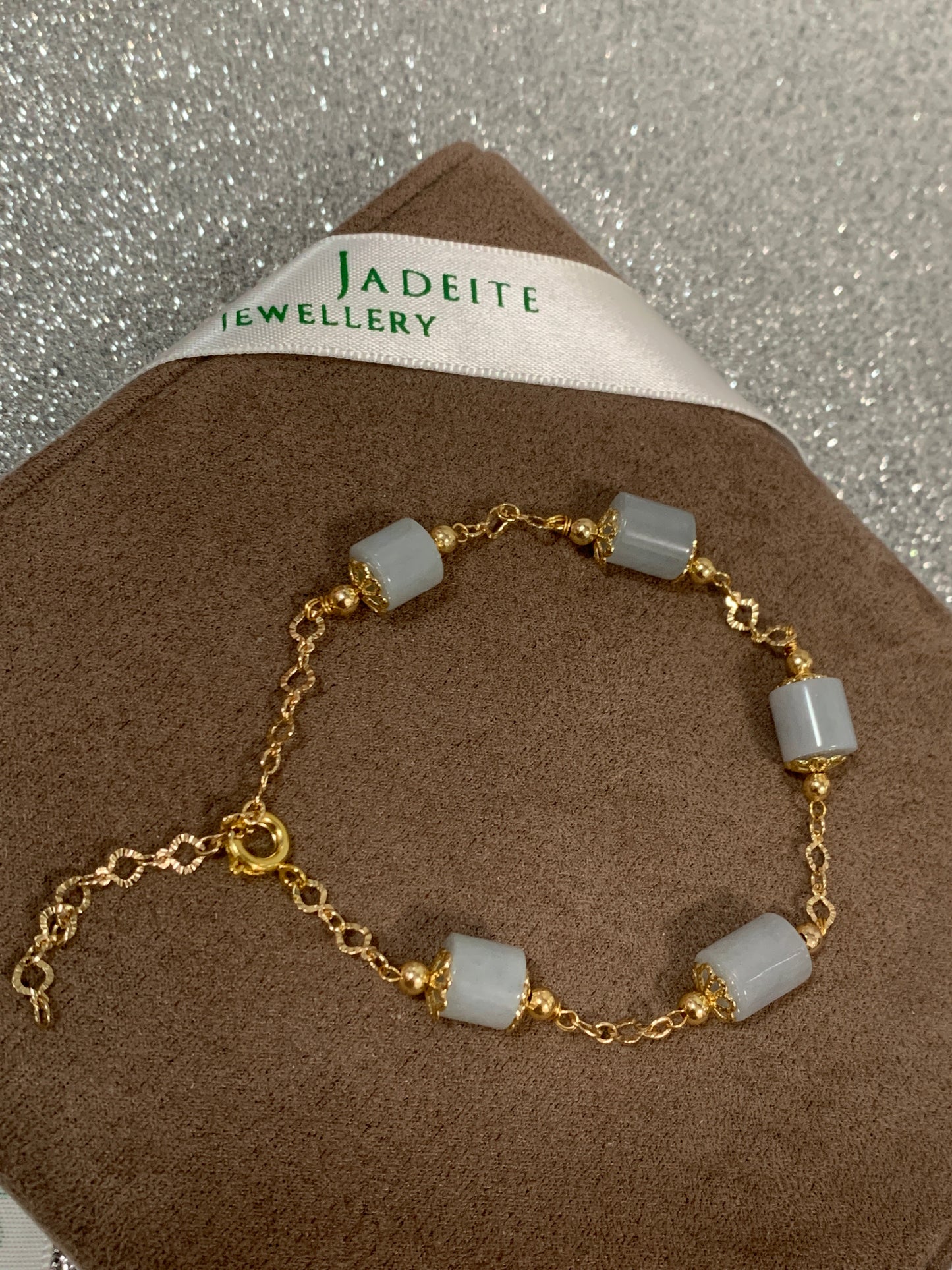 Jadeite Bracelet 天然翡翠設計款手鏈