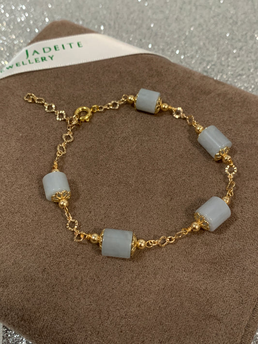 Jadeite Bracelet 天然翡翠設計款手鏈