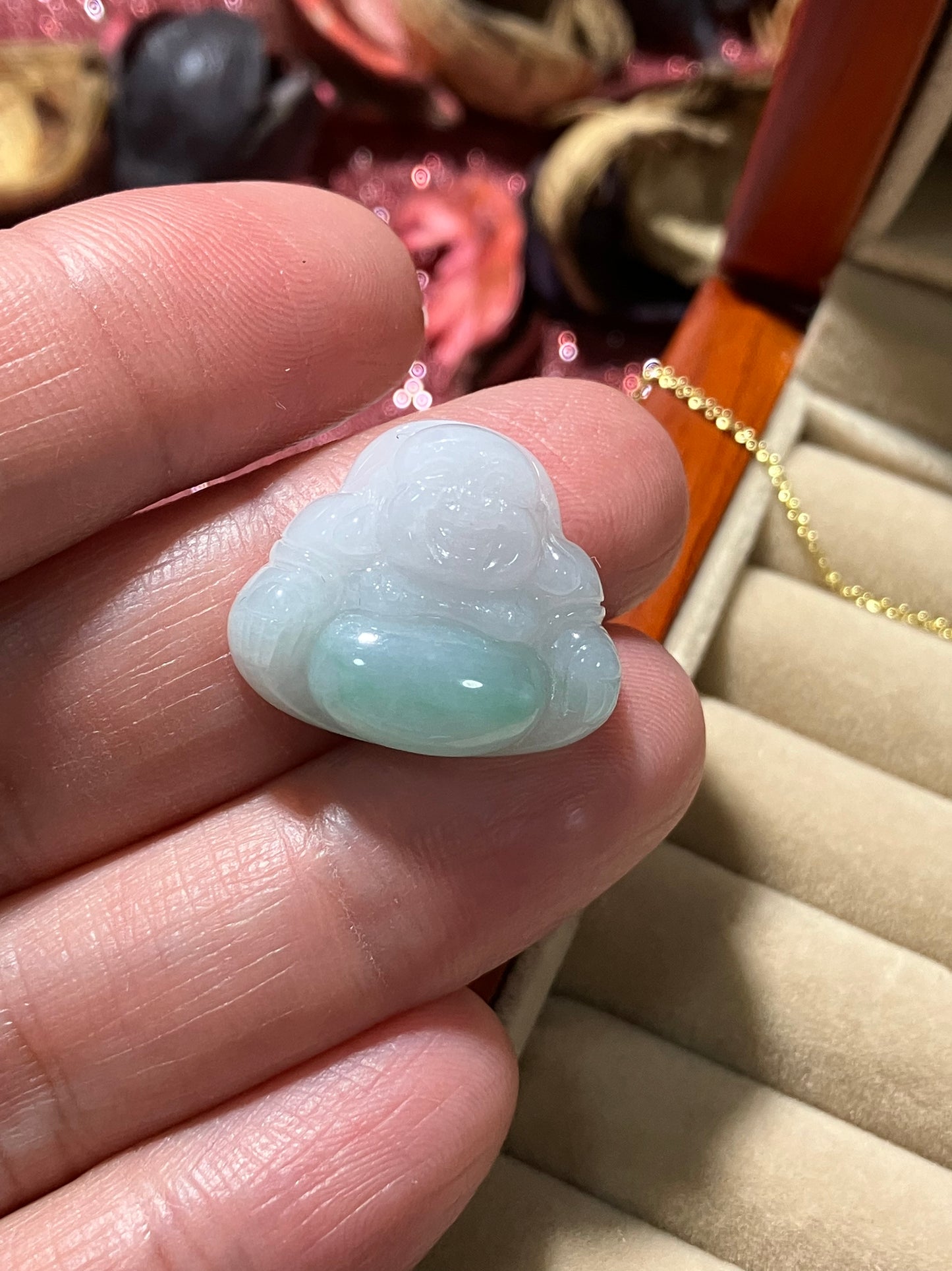 Jadeite Buddha Pendant ｜天然翡翠 佛公吊墜(JPB0117）