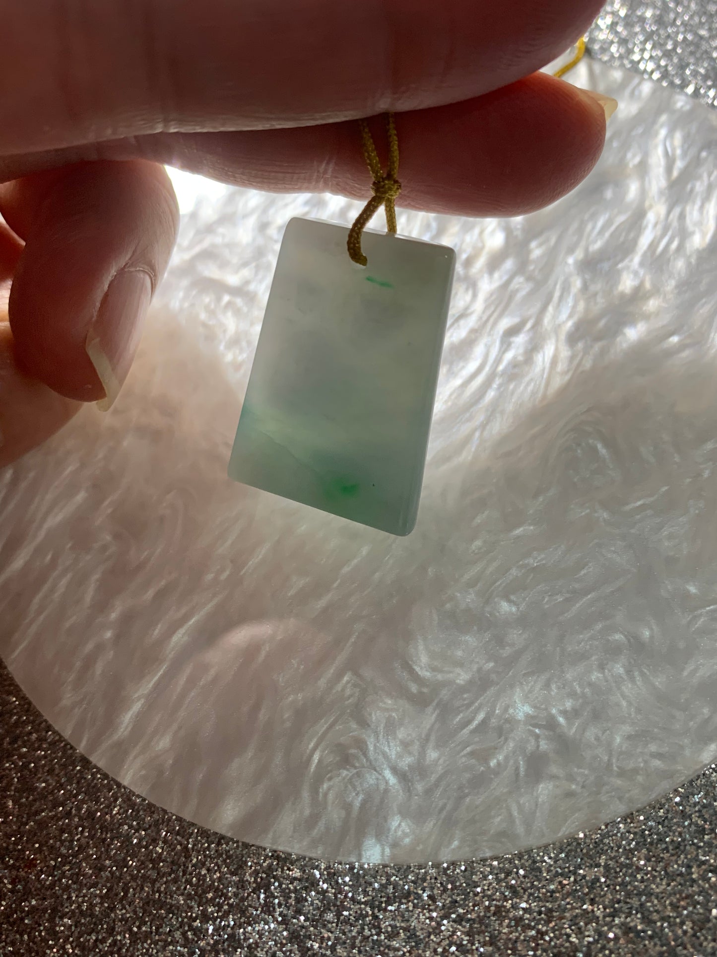 Jadeite Plate Pendant (JS0800)