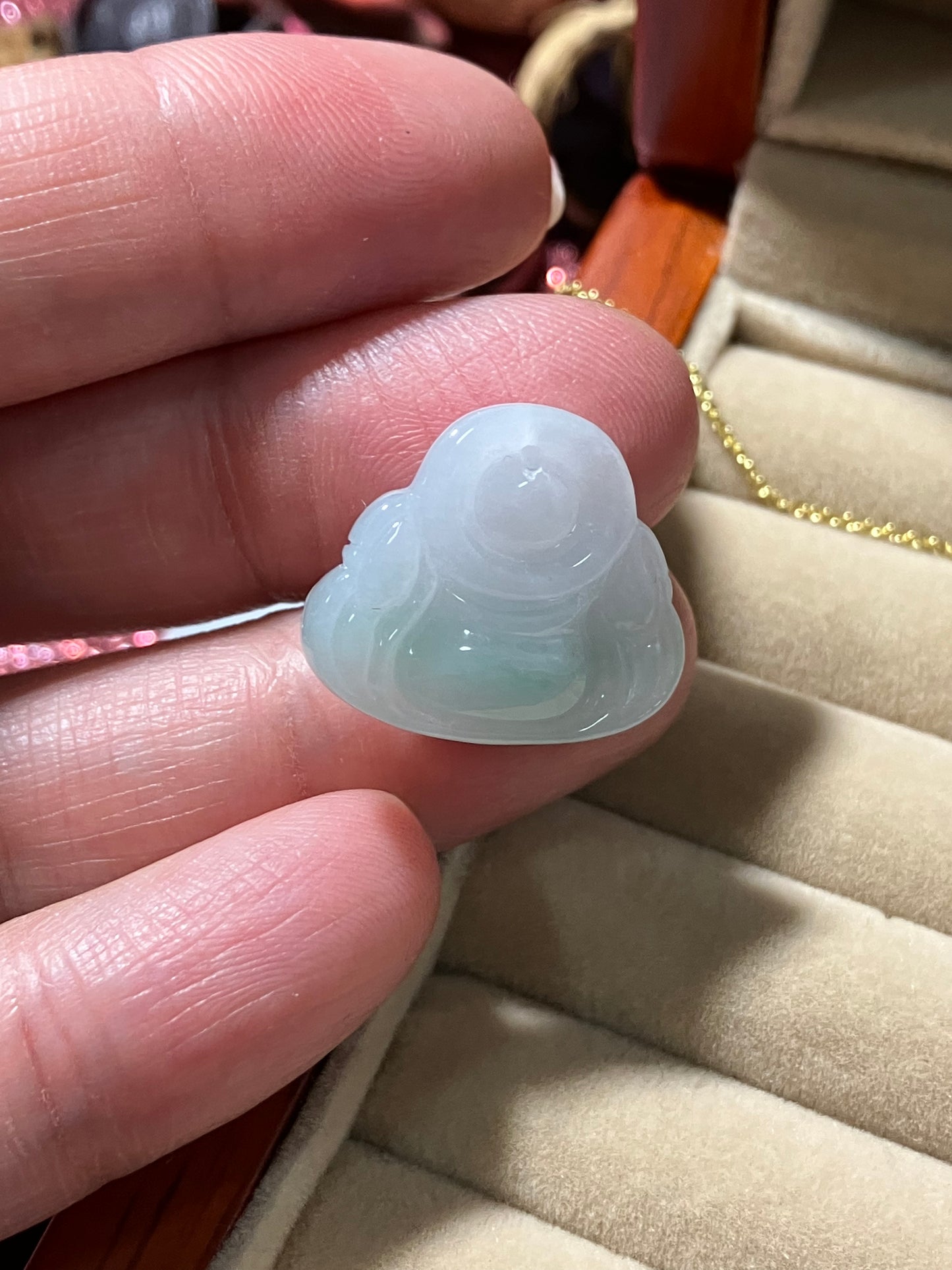 Jadeite Buddha Pendant ｜天然翡翠 佛公吊墜(JPB0117）