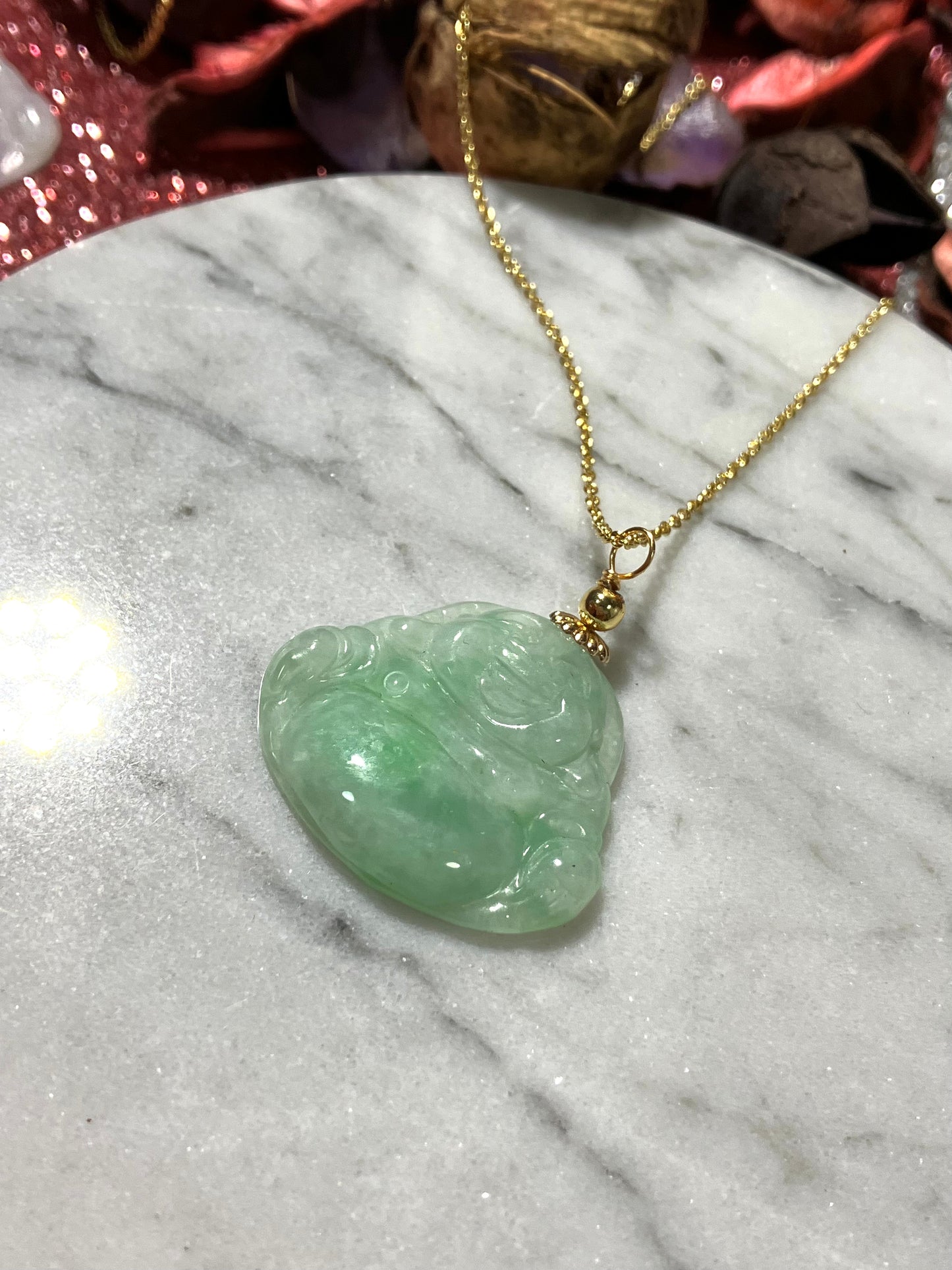 Jadeite Buddha Pendant ｜天然翡翠佛公吊墜(JPB0116)