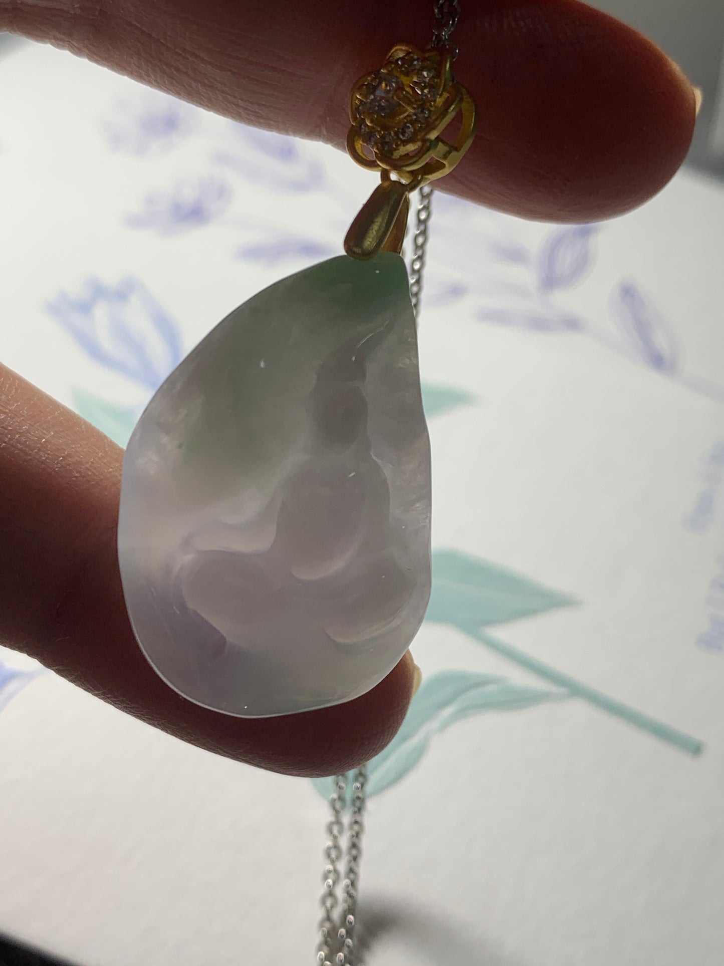 Jadeite Pendant ｜Natural Jade Buddha Pendant