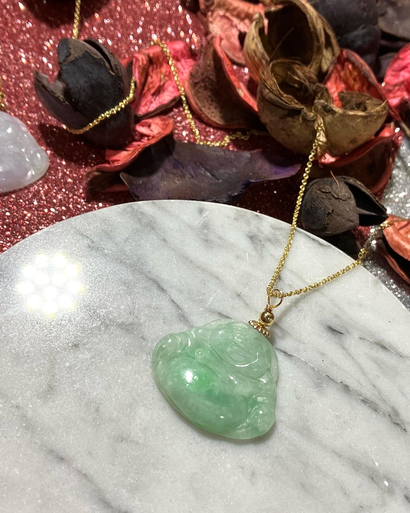 Jadeite Buddha Pendant ｜天然翡翠佛公吊墜(JPB0116)