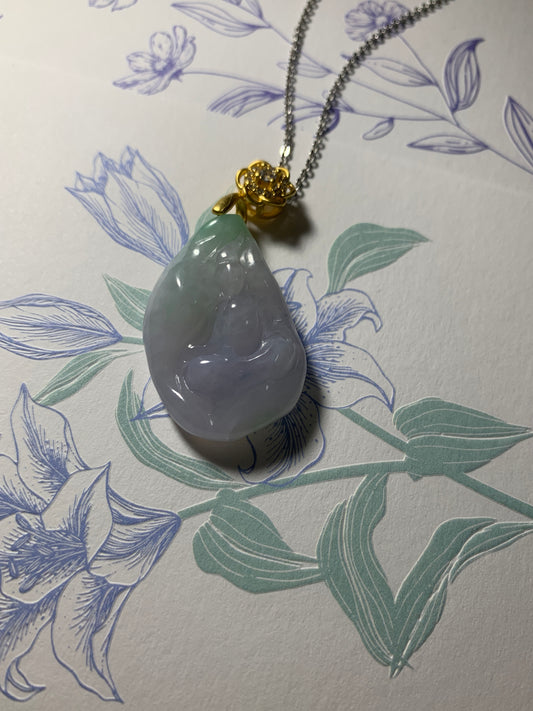 Jadeite Pendant ｜Natural Jade Buddha Pendant