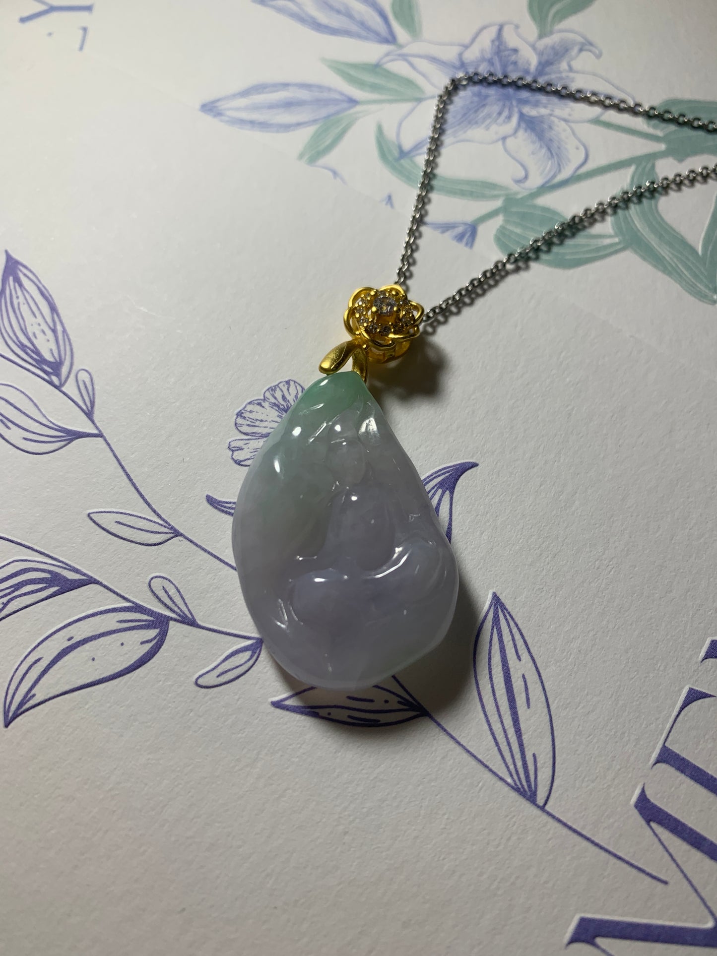 Jadeite Pendant ｜Natural Jade Buddha Pendant