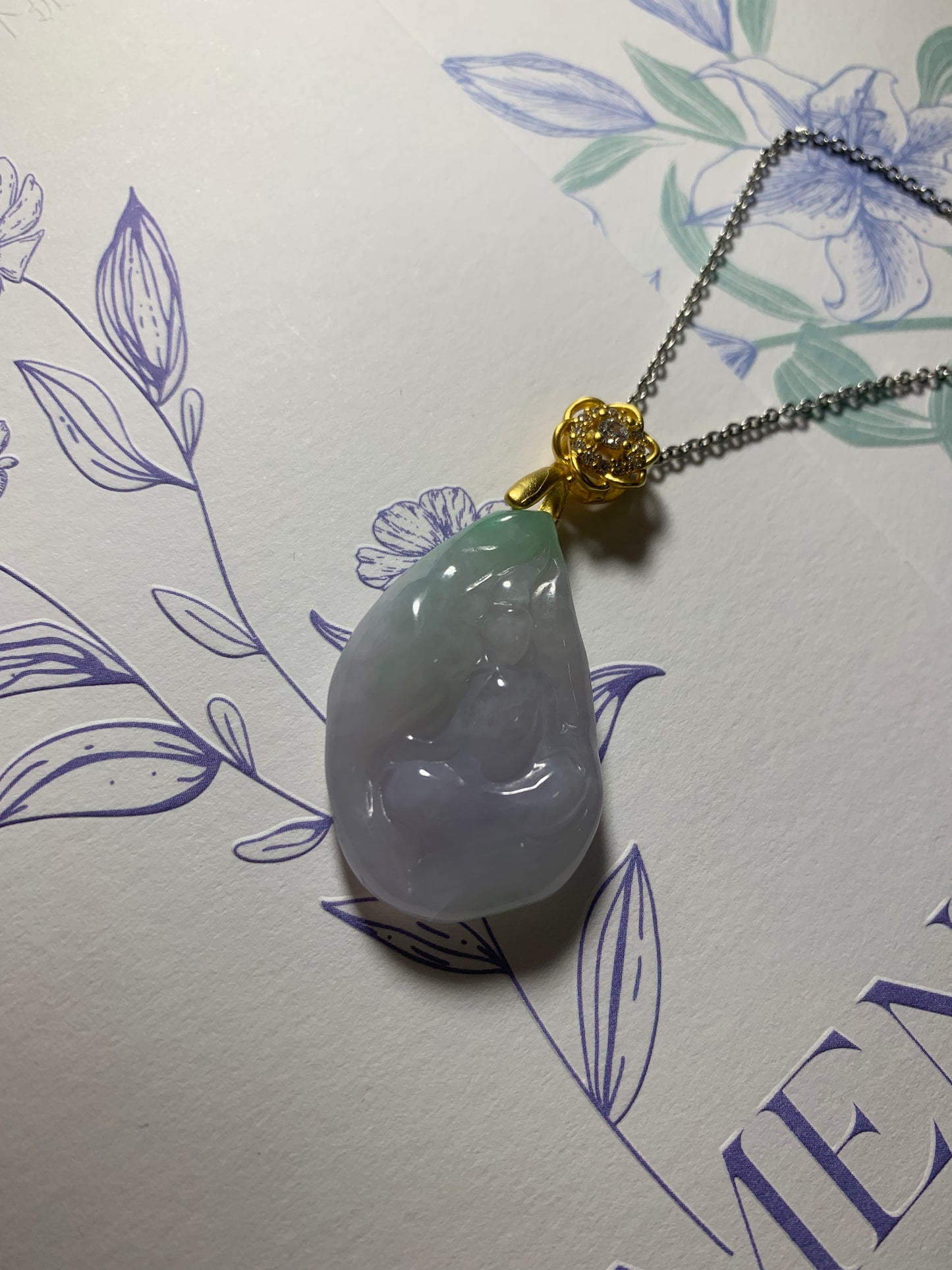 Jadeite Pendant ｜Natural Jade Buddha Pendant