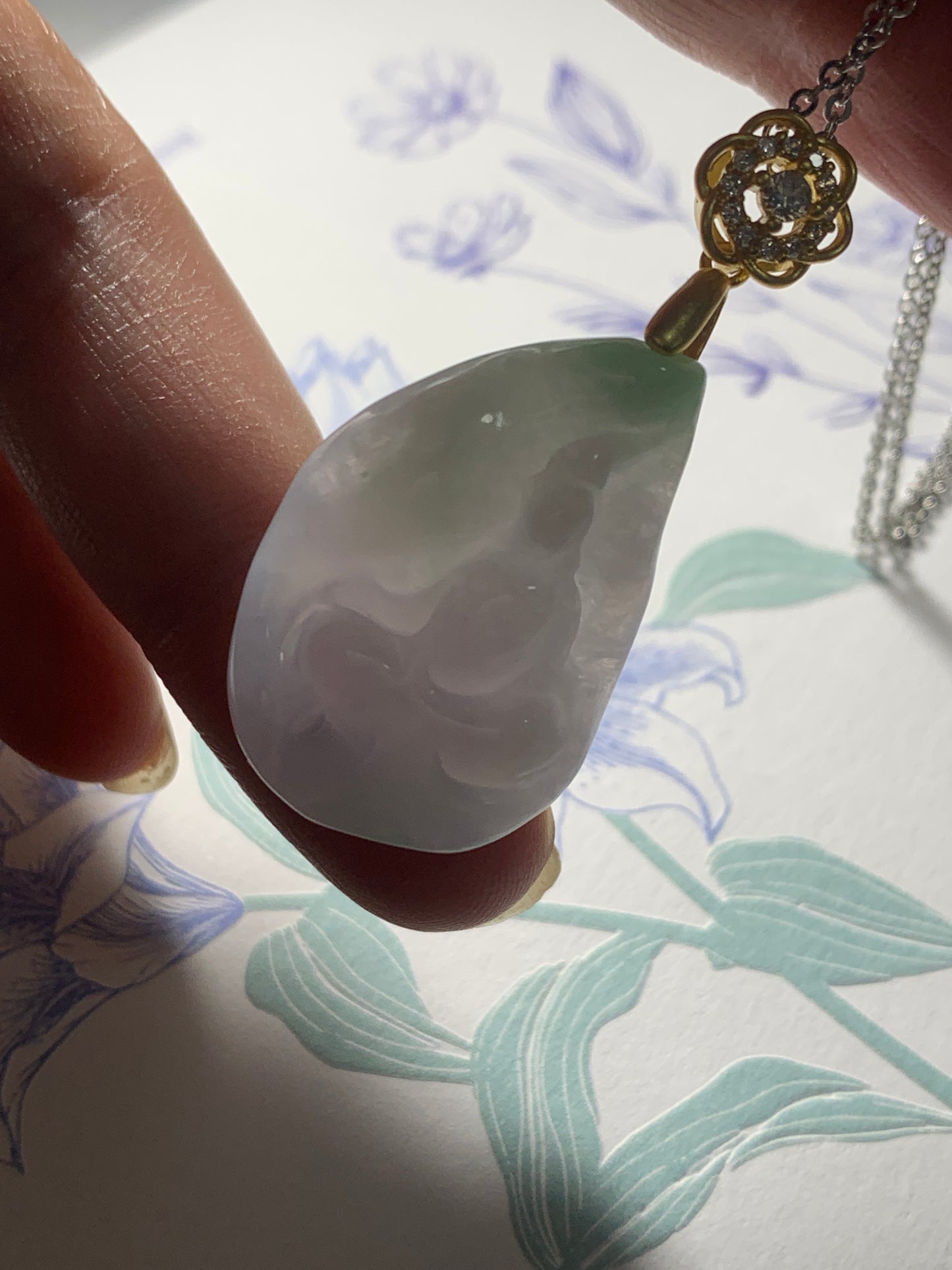 Jadeite Pendant ｜Natural Jade Buddha Pendant