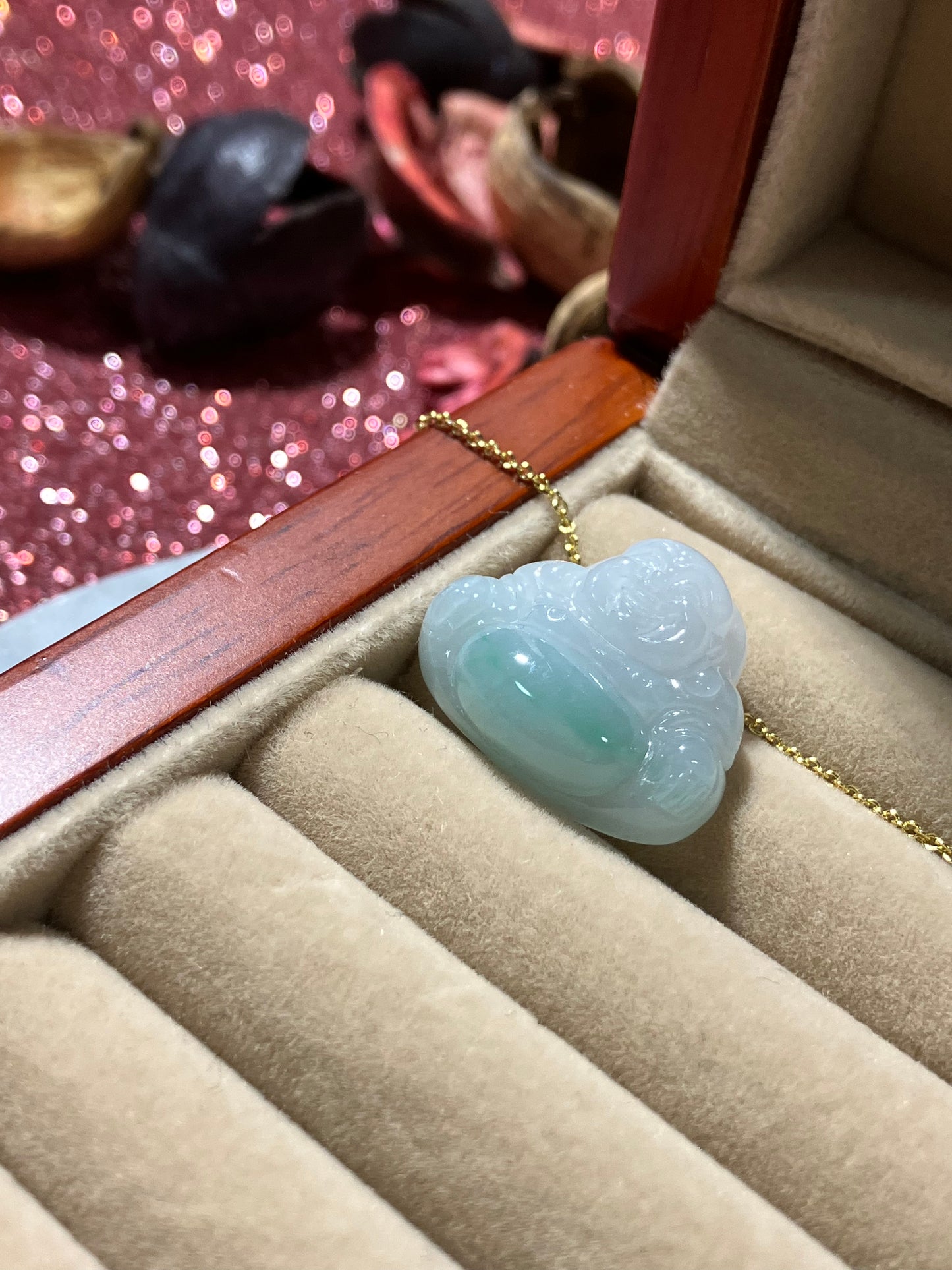 Jadeite Buddha Pendant ｜天然翡翠 佛公吊墜(JPB0117）