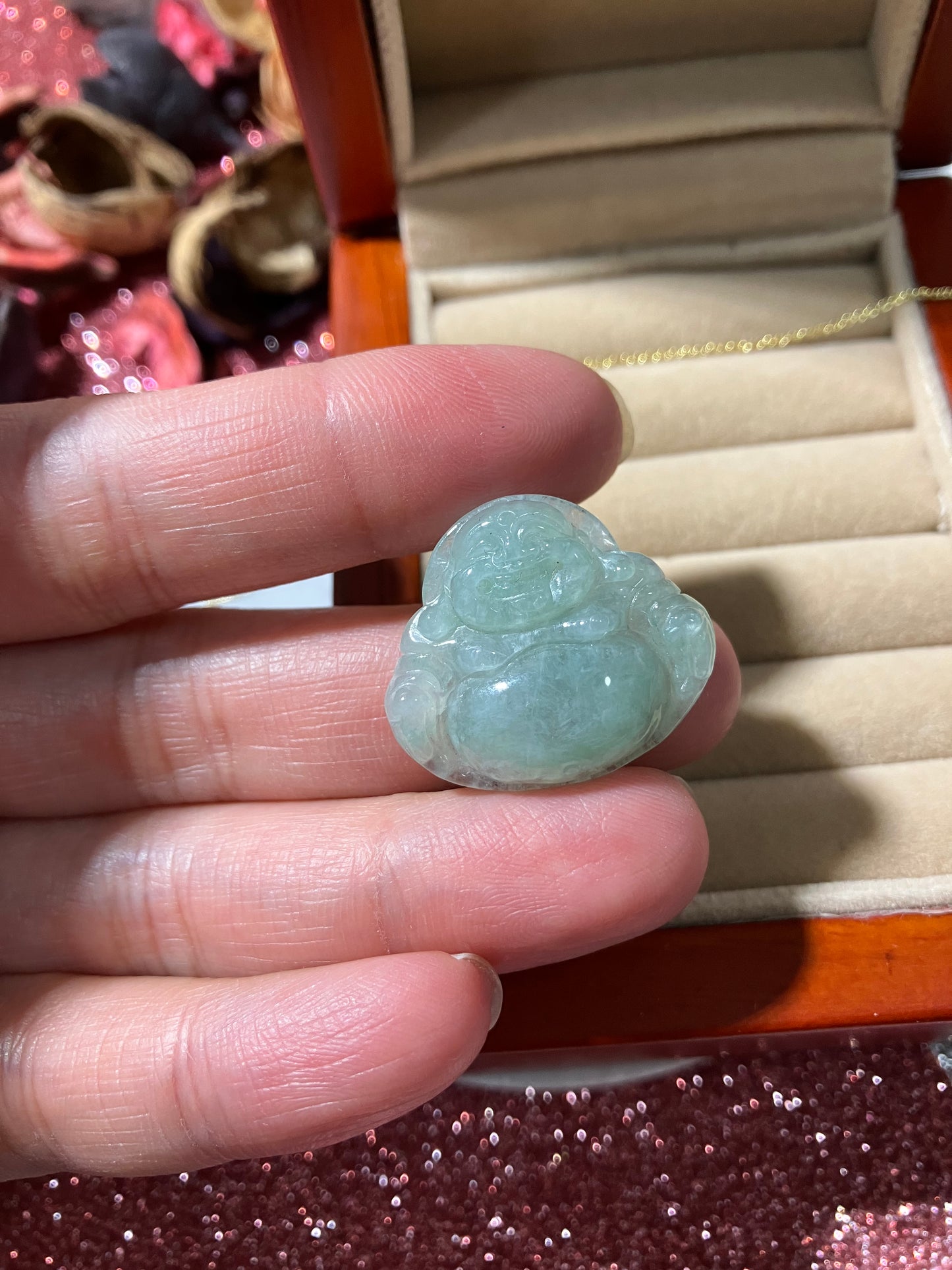 Jadeite Buddha Pendant ｜天然翡翠 佛公吊墜(JPB0114)