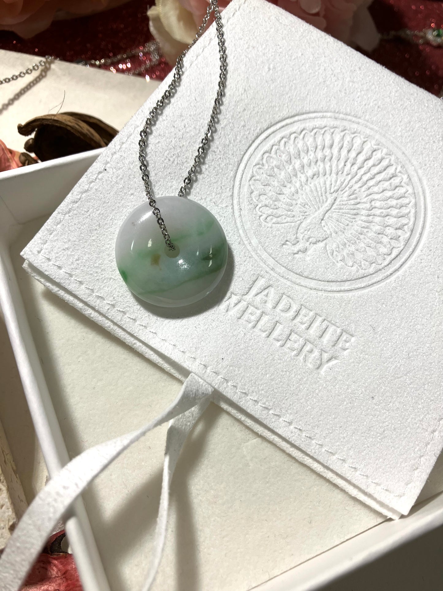 Jadeite Donut  Pendant ｜天然翡翠 平安扣吊墜 (JBN00033)