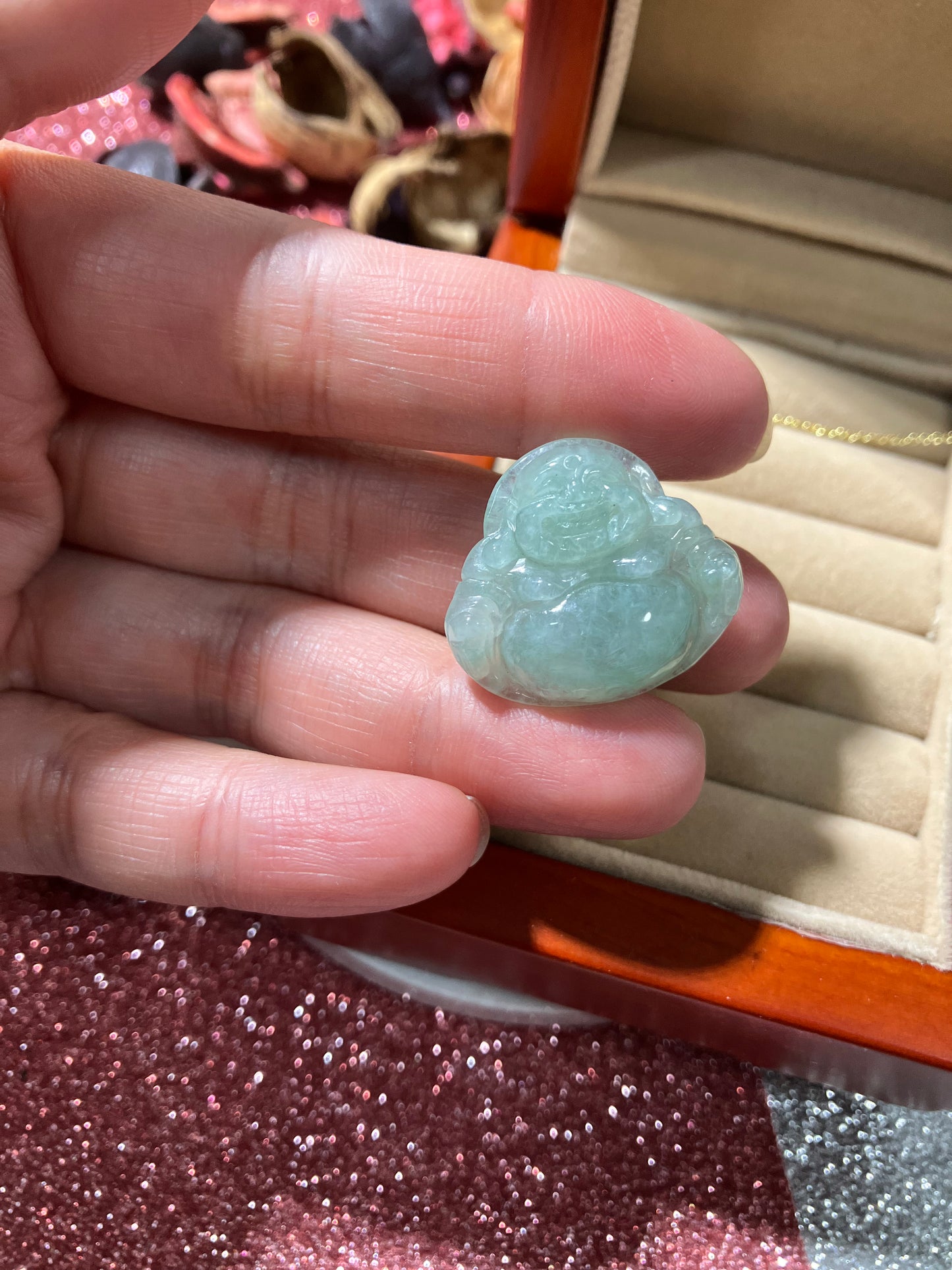 Jadeite Buddha Pendant ｜天然翡翠 佛公吊墜(JPB0114)