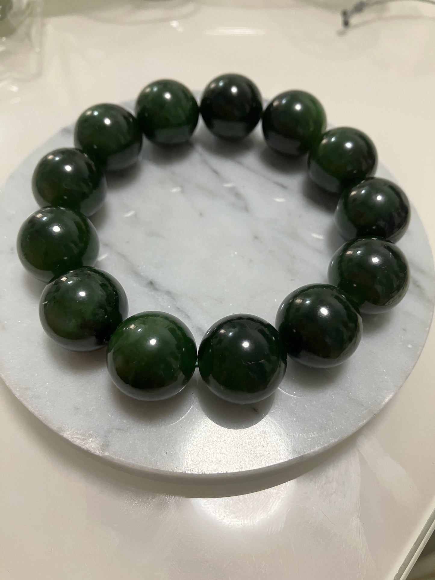 Natural Nephrite Jade Bracelet｜天然和田玉 手鏈(NJB0350)